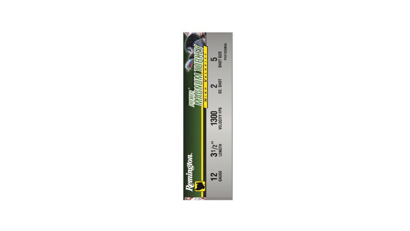 Premier Magnum Turkey High Velocity, 12 Gauge, 5 Shot, 3-1/2 in, 2 oz, 1300 fps