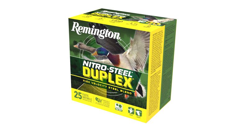 Nitro-Steel Duplex, 12 Gauge, BB and 2 Shot, 3 in, 1 1/4 oz, 1450 fps