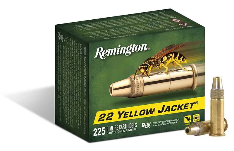 22 Yellow Jacket&reg;, 22 LR, 33 Grain, Plated Truncated Cone Hollow Point, 1500 fps