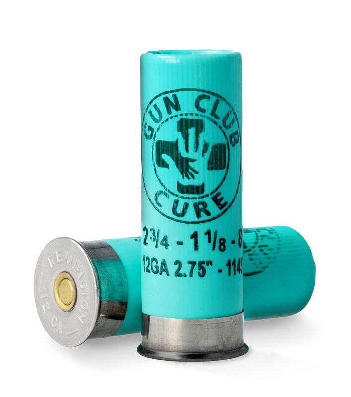 Gun Club, 12 Gauge, 8 Shot, 2-3/4 in, 1 1/8 oz, 1145 fps