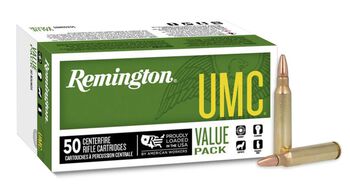 UMC Centerfire Rifle, 223 Rem, 55 Grain, Full Metal Jacket, 3240 fps
