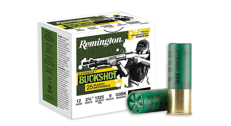 Express Buckshot, 12 Gauge, 00 Buck Shot, 2-3/4 in, 1325 fps