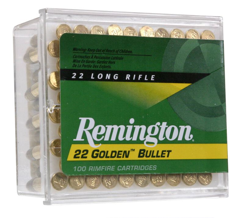 22 Golden Bullet, 22 LR, 36 Grain, Brass Plated Hollow Point, 1280 fps