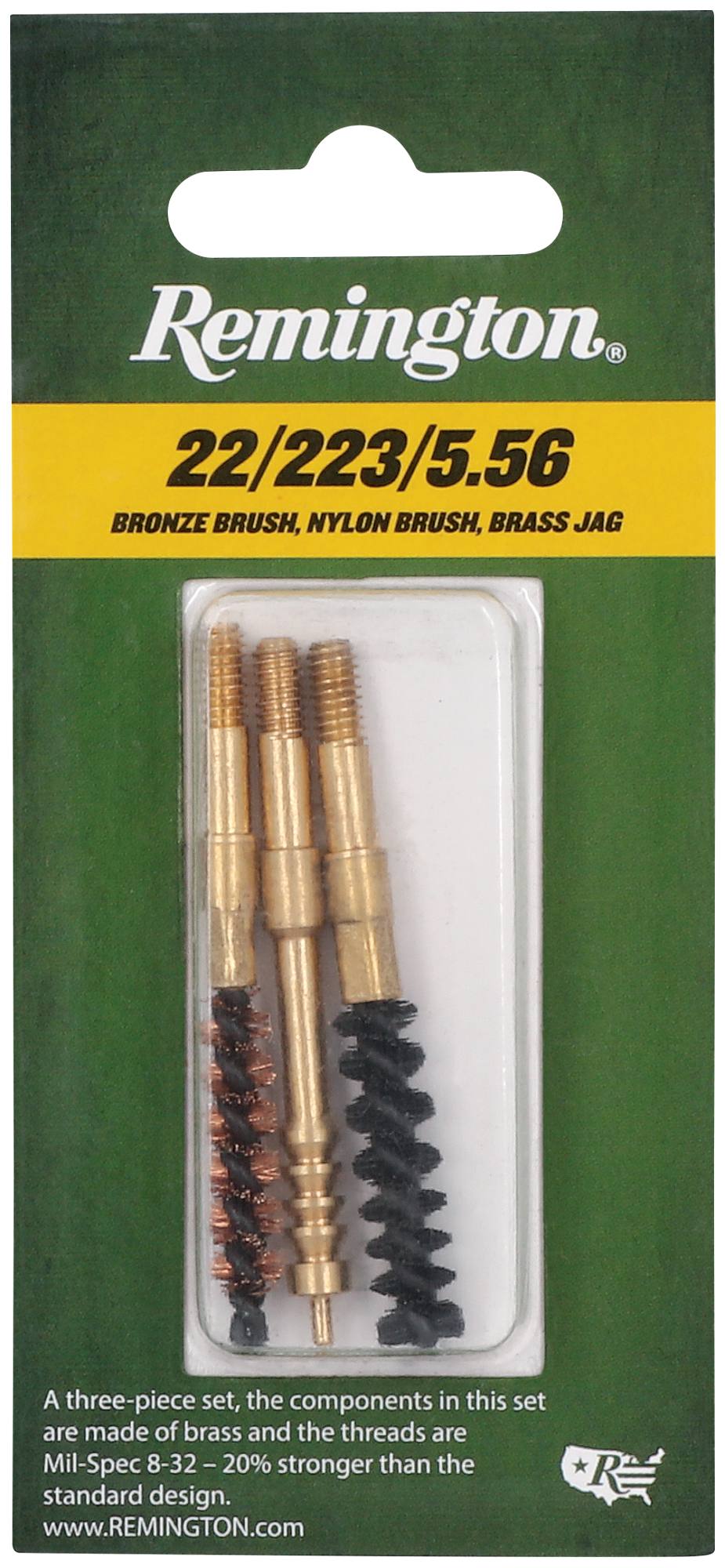 Barrel Brush Kit - Rifle/Handgun, .40/.41, 3 per pack