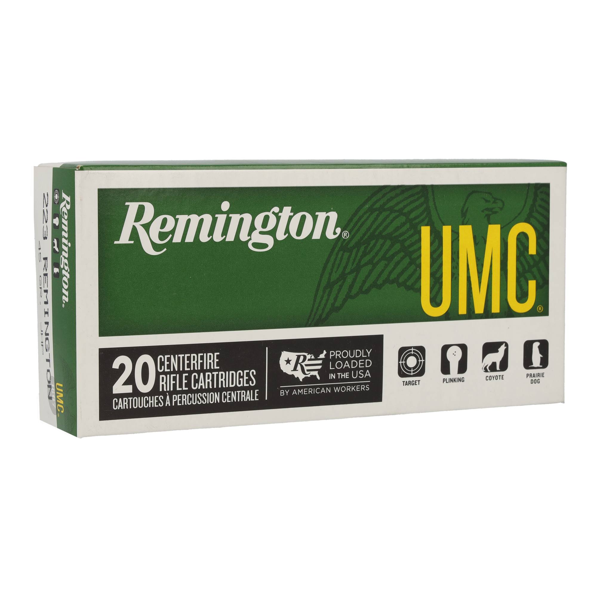 Remington UMC Centerfire Rifle – eredeti gyári termékillusztráció