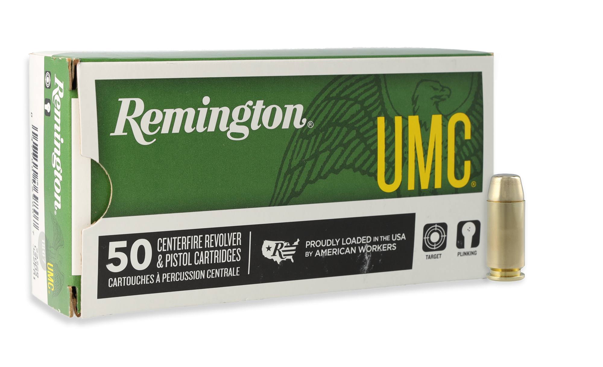 Buy UMC Handgun 40 S&W Ammo | 180 Grain, 990 FPS | Remington