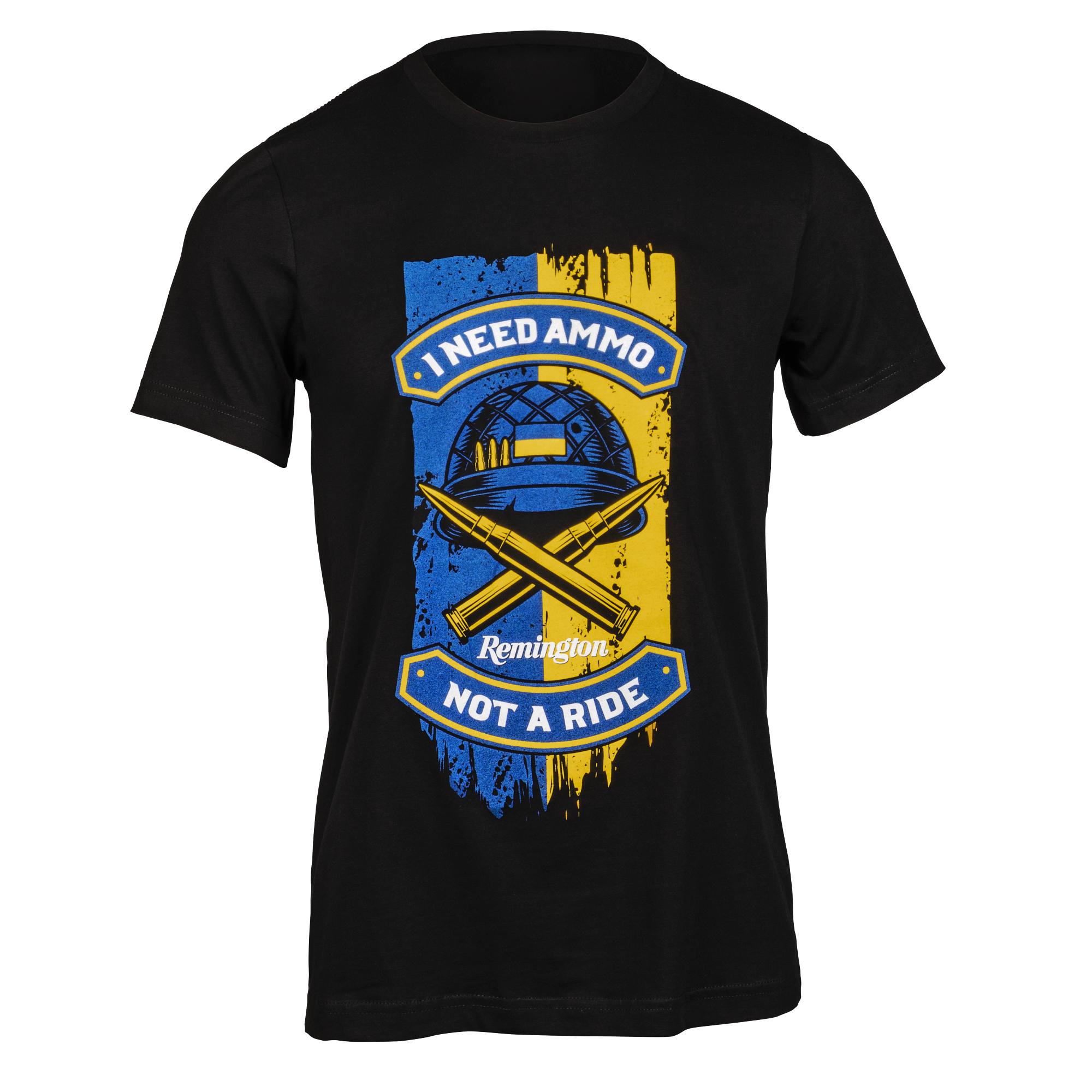 Buy Remington I Need Ammo Not A Ride T-Shirt, Black, Small | Remington