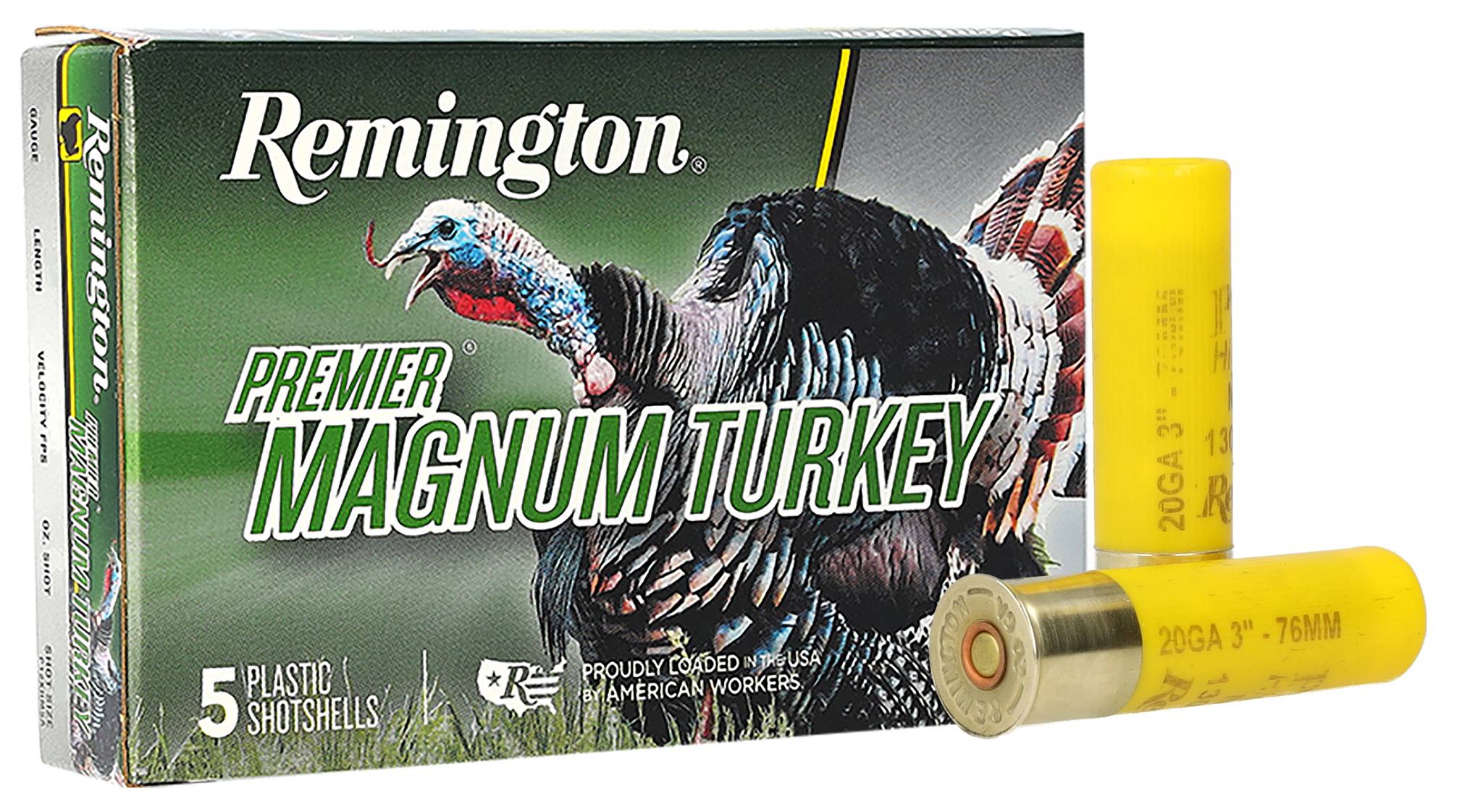 Premier Magnum Turkey, 20 Gauge, 6 Shot, 3 in, 1 1/4 oz, 1185 fps